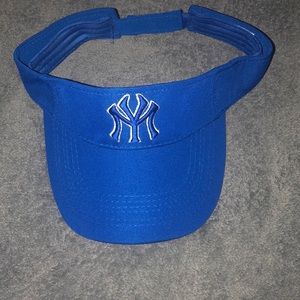 Blue NY sun visor